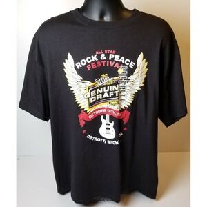 1989 All Star Rock & Peace Festival MGD Detroit Michigan VTG 2005 T-Shirt XL NWT